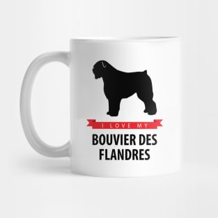 I Love My Bouvier des Flandres Mug